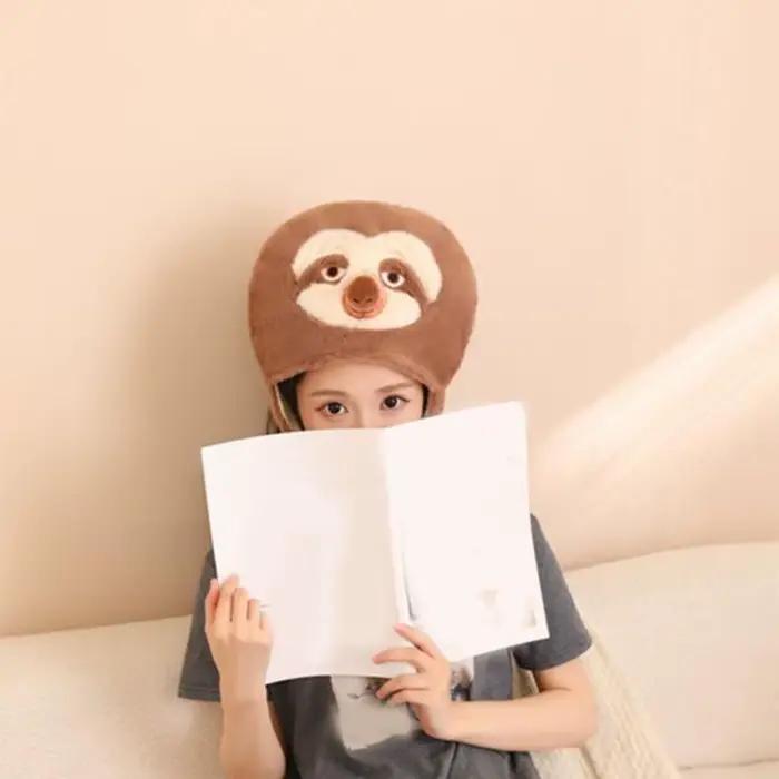 Couverture tête 39BB Accessoire costumes en peluche confortable pour les jeux rôle Parties sur le thème