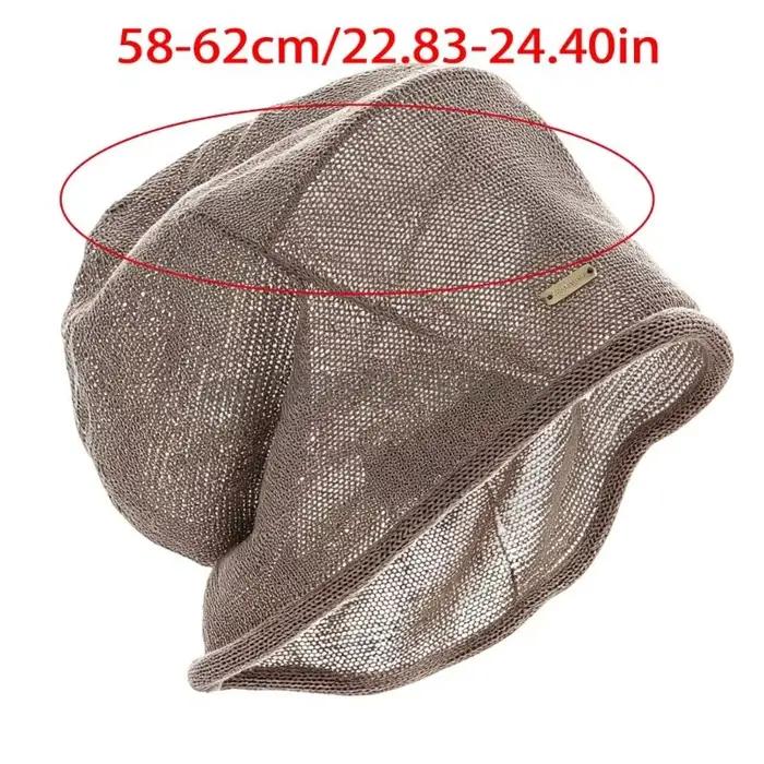 Chapeau tricoté ajouré