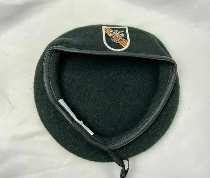 Chapeau béret militaire en laine