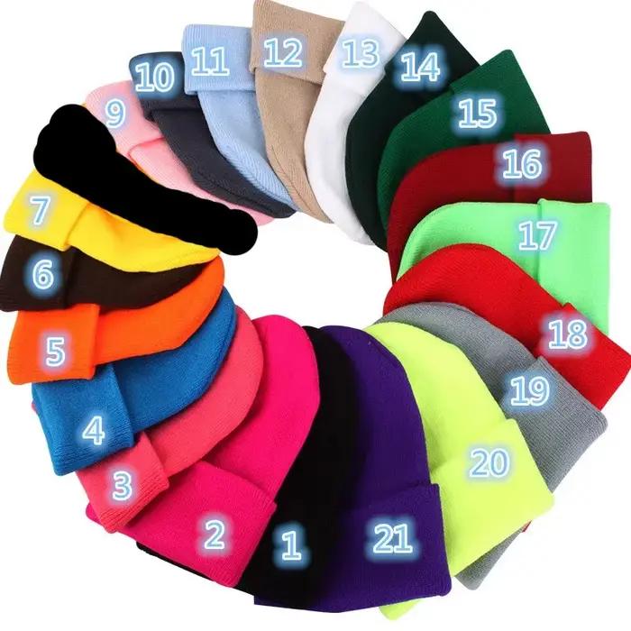 Chapeau d'hiver avec Logo personnalisé brodé ou imprimé de votre Logo