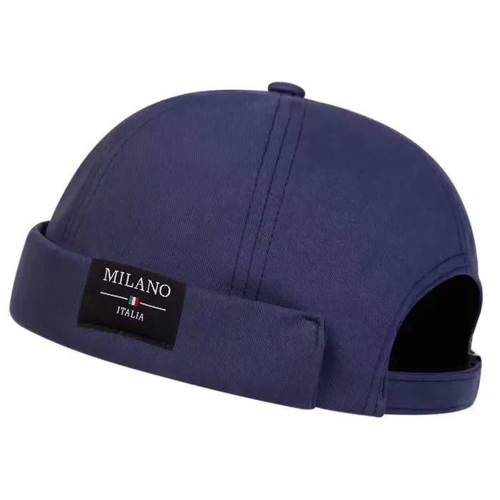 Casquettes pour hommes MILANO ITALIA avec étiquette cousue