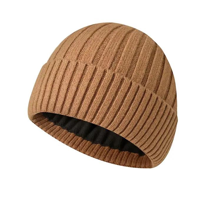 Chapeaux tricotés en polaire pour hommes et femmes