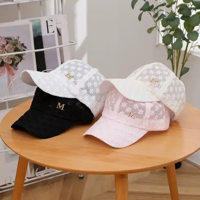 Nouvelle Casquette de Baseball Imprimée Femme Style Sport Motif Fleur Polyester Respirante Printemps Eté Occasions Spéciales
