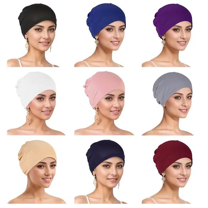 Chapeau de chimio solide pour femmes