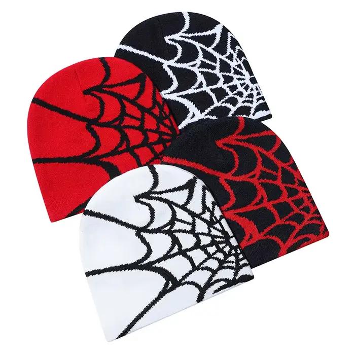 Lot de 2 bonnets en toile d'araignée unisexe