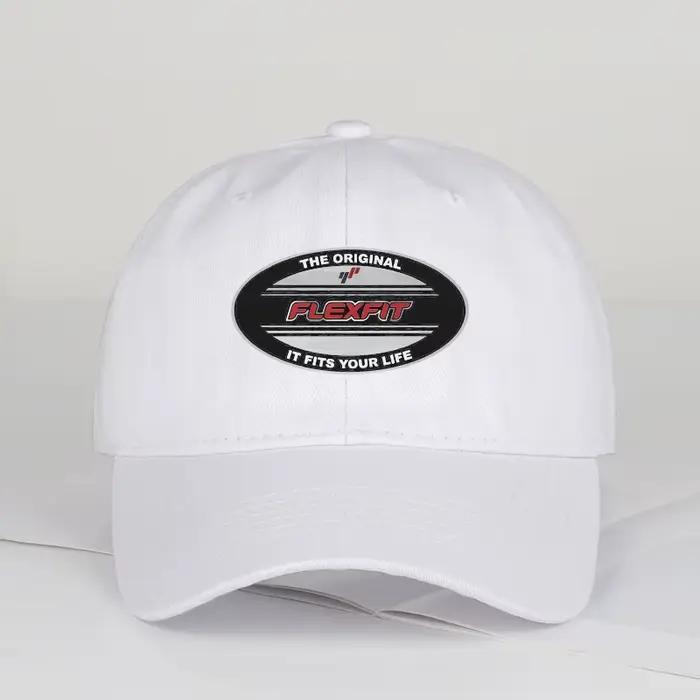 Casquette de baseball ovale à imprimé FLEXFIT unisexe réglable pour homme et femme pour les quatre saisons et les occasions décontractées