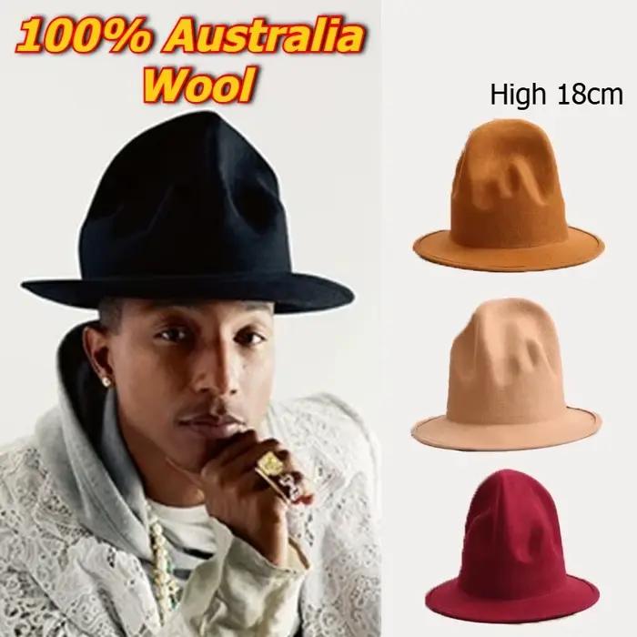 Chapeau Fedora en Laine Australienne Élégant Pour Femmes Occasions Spéciales Hiver Hors De Portée
