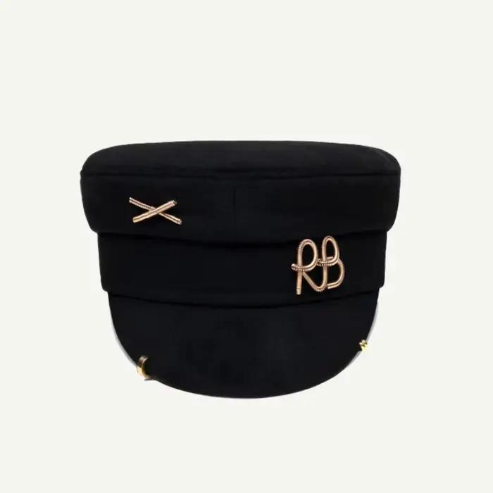 Casquette plate rétro britannique pour femmes