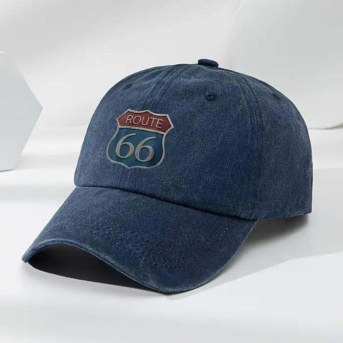 Casquette de baseball vintage Route 66 pour hommes et femmes