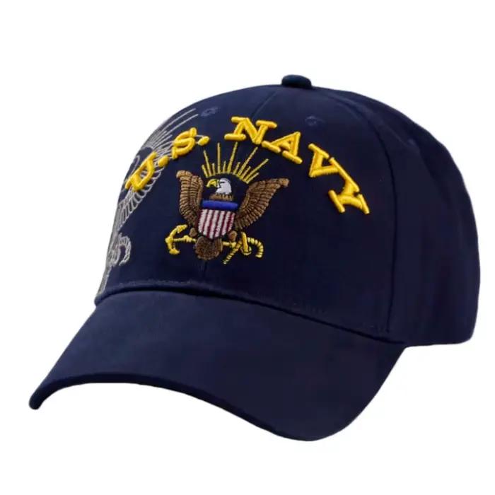 Casquette de baseball brodée marine