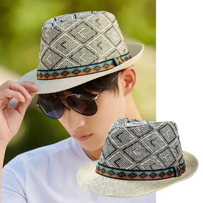 Chapeau de paille d'été pour homme