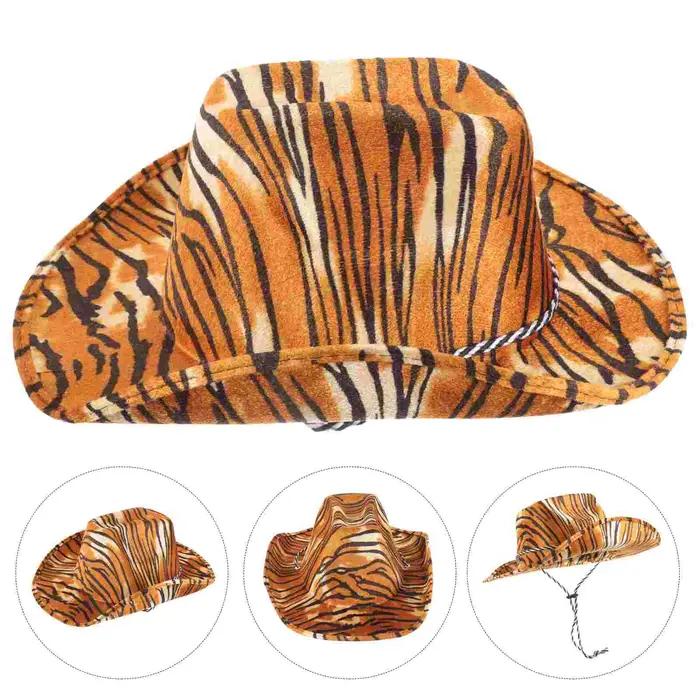 Chapeau imprimé tigre pour hommes
