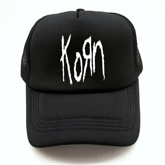 Korn métal groupe de Rock casquette de camionneur été hommes drôle