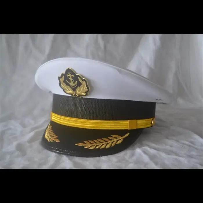 Casquette de marin blanche en coton avec visière pour hommes, style sport, résistante aux quatre saisons, idéale pour les voyages, les activités extérieures et les occasions festives