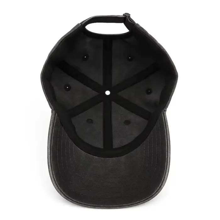 Casquette de baseball rétro punk Gen X avec motif Grim Reaper - Chapeau vintage ajustable et vieilli