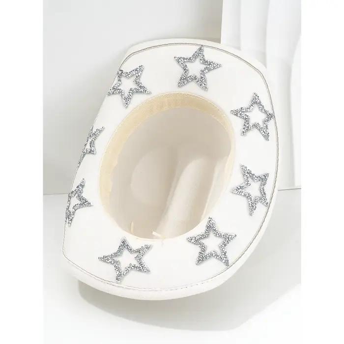 Chapeau de Cowgirl à large bord pour femmes et hommes