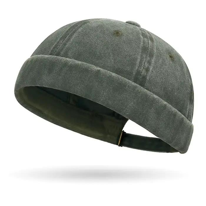 Hip Hop Beanie chapeau de rue hommes Skullcap femmes sans bords Baggy Melon casquette manchette Docker pêcheur bonnets chapeaux