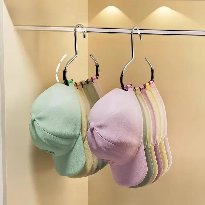 Cintre à chapeau robuste non marquant avec crochet de rangement multifonctionnel pour écharpes, serviettes, cravates et vêtements occasions quotidiennes et spéciales