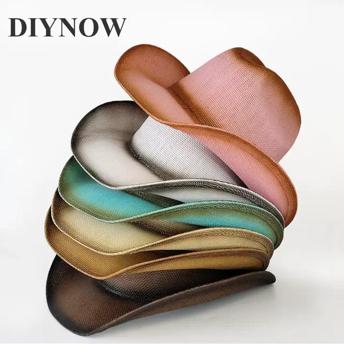 Nouveau chapeau de Cowboy dégradé rétro Western
