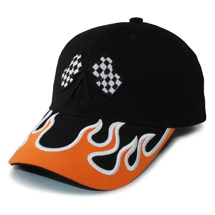 Casquette de Baseball Flame Racing unisexe