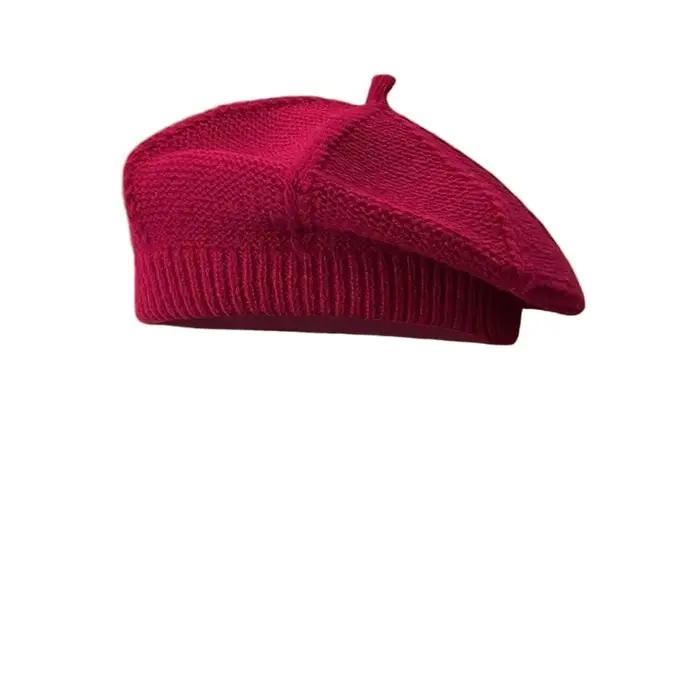 Béret tricoté de Style japonais pour femmes