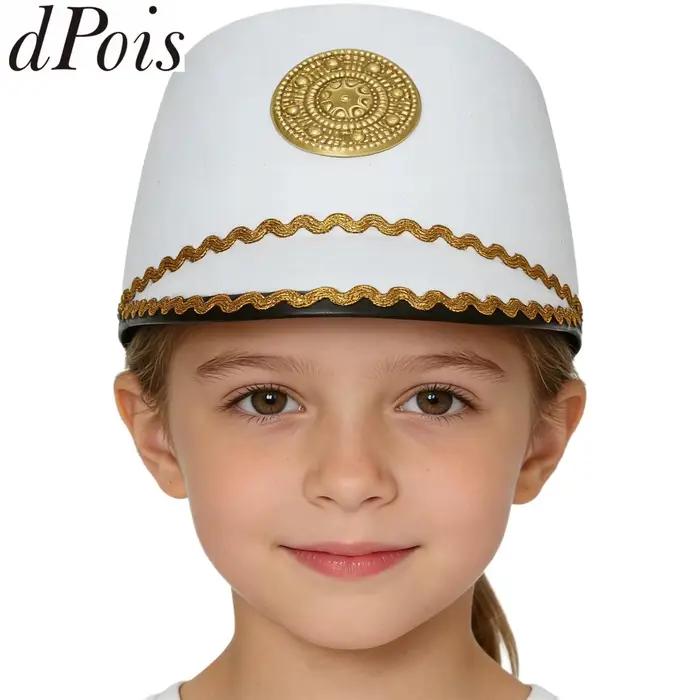 Chapeau de soldat militaire unisexe en feutre pour adultes et enfants, Halloween, spectacle de cirque, accessoires de fête, cosplay