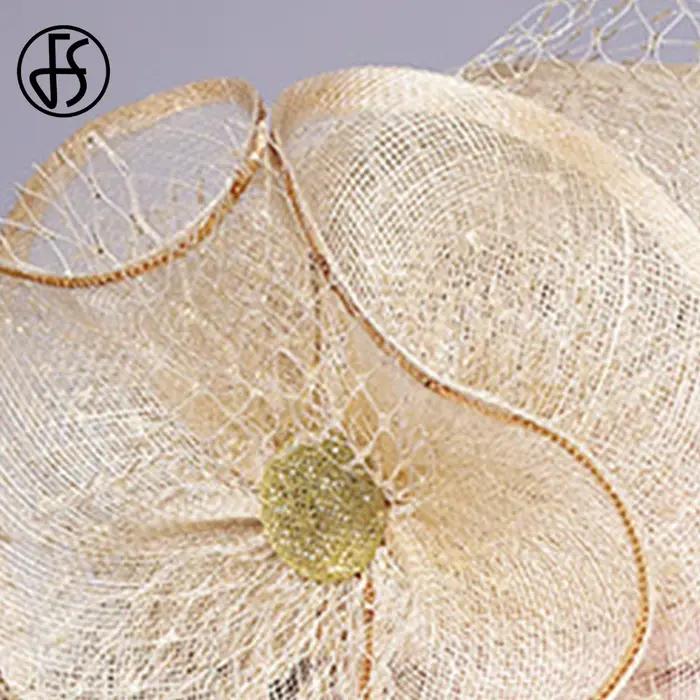 Chapeau de luxe abricot pour femmes
