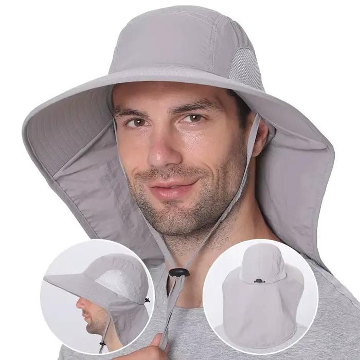 Chapeau de soleil à large bord pour hommes