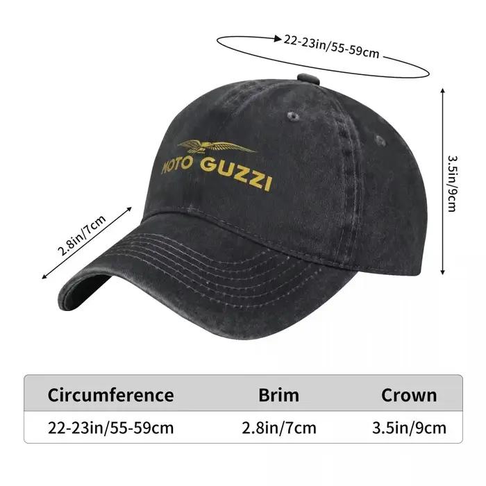 Casquette de Baseball unisexe en Denim vieilli