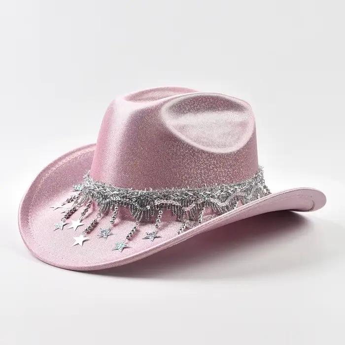Chapeau Fedora à paillettes pour femmes
