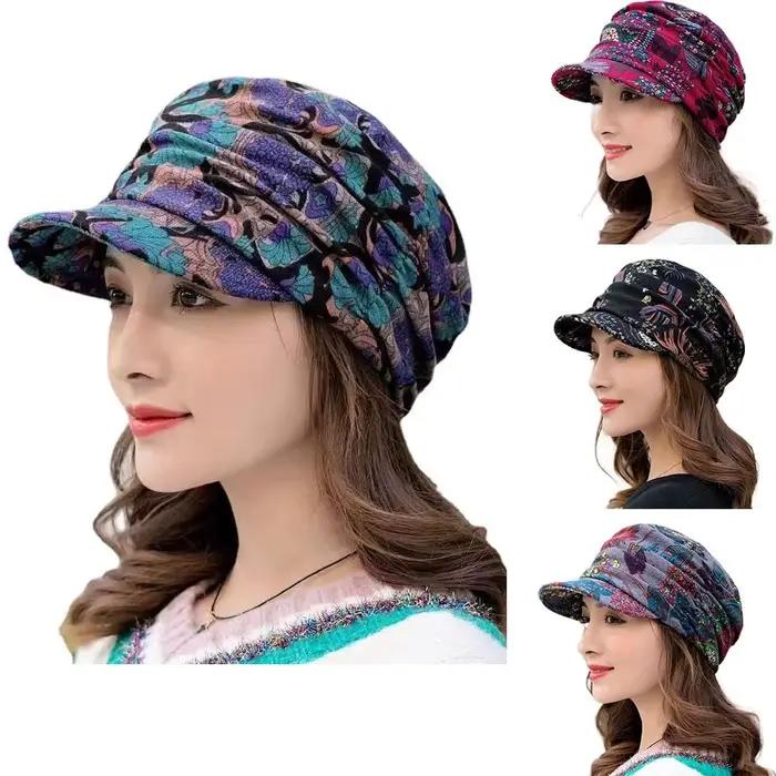 Femmes visière chapeau bonnet casquettes à bords courts