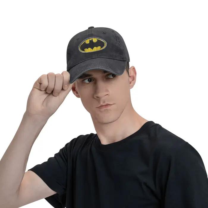 Casquette de baseball unisexe avec logo classique Batman