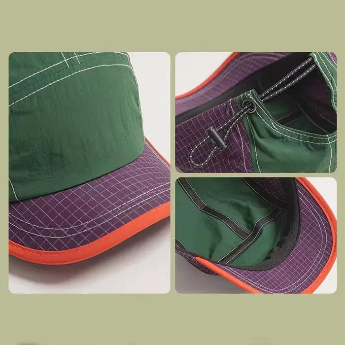 Une casquette à bord court pour hommes