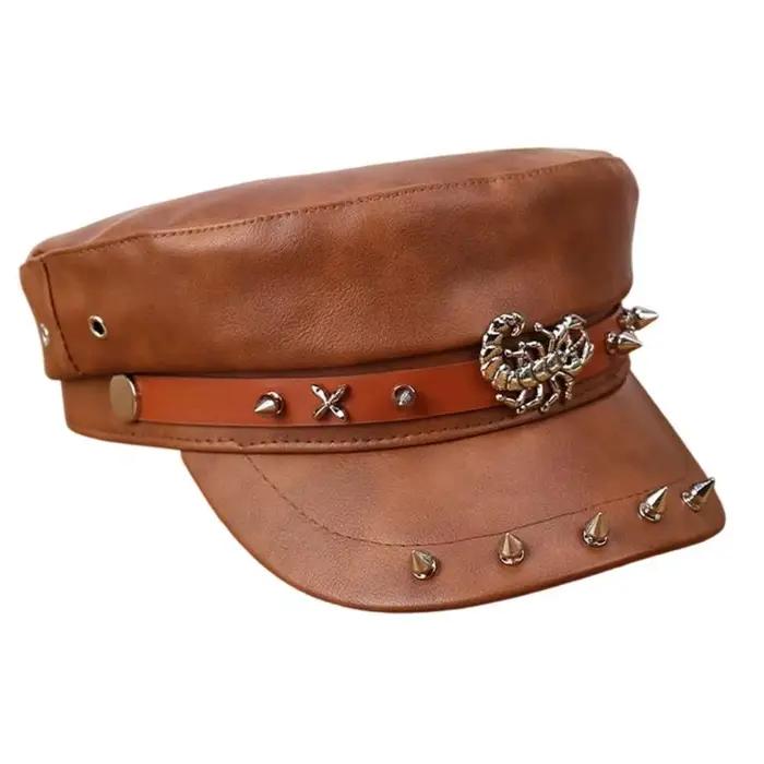 Chapeau en PU respirant confortable 39BB