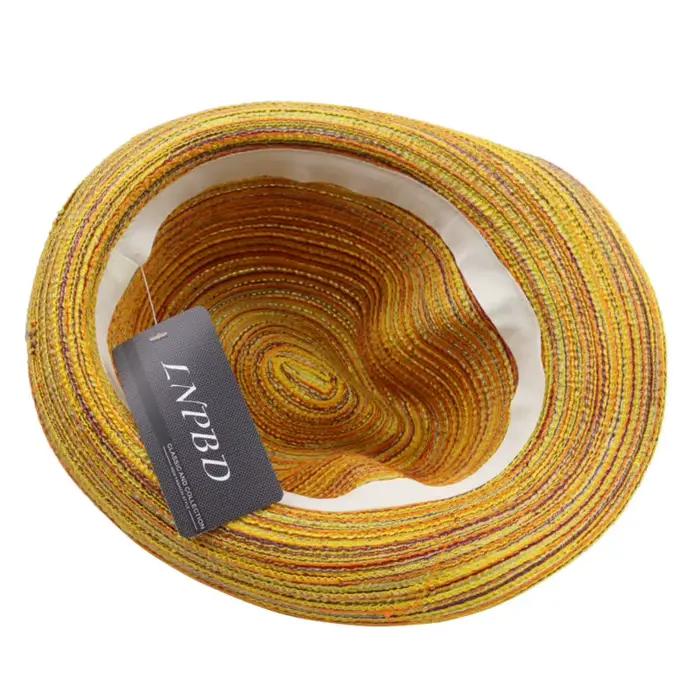 LNPBD été Style femmes dames pliable chapeau de plage Provence disquette élégant bohême soleil