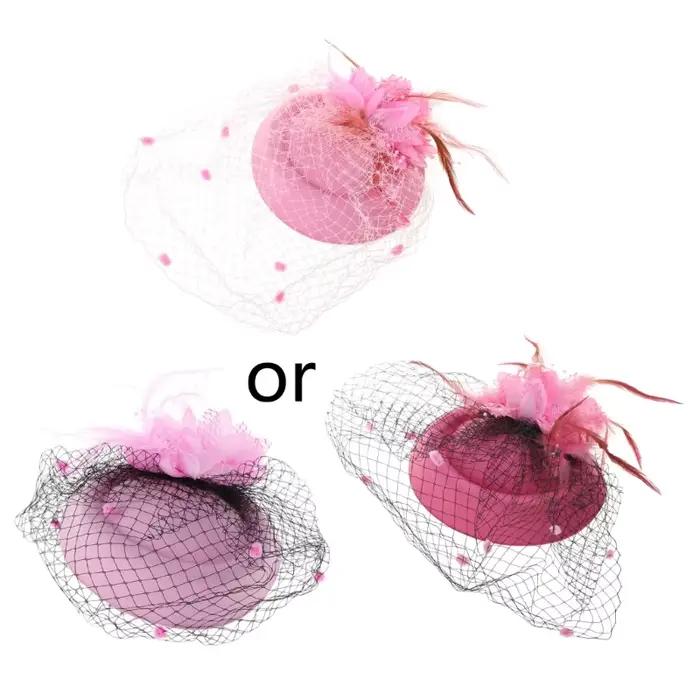 Fascinator-Chapeau de mariage perlé