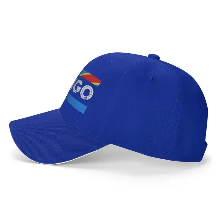 Casquette de baseball d'été avec drapeau du Congo (RDC) – Style Y2K