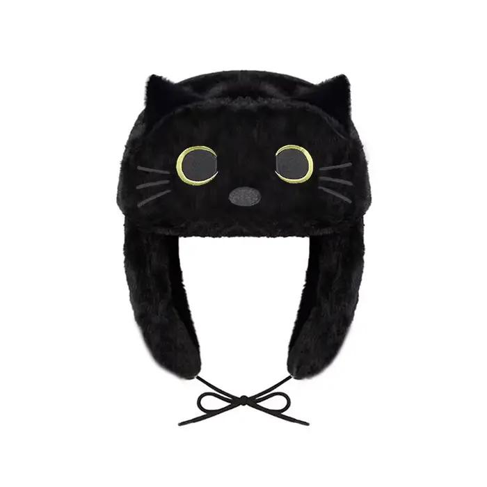 Chapeau Ushanka en laine pour femme