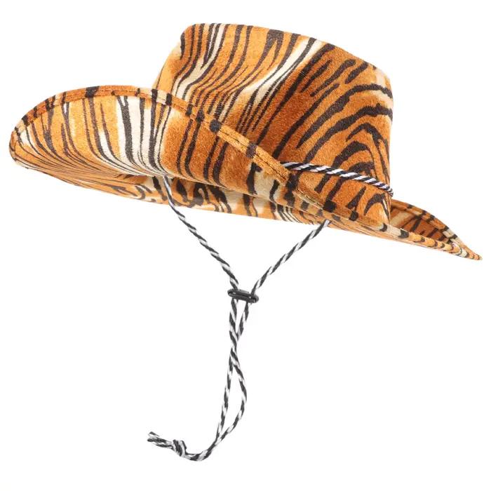 Chapeau imprimé tigre pour hommes