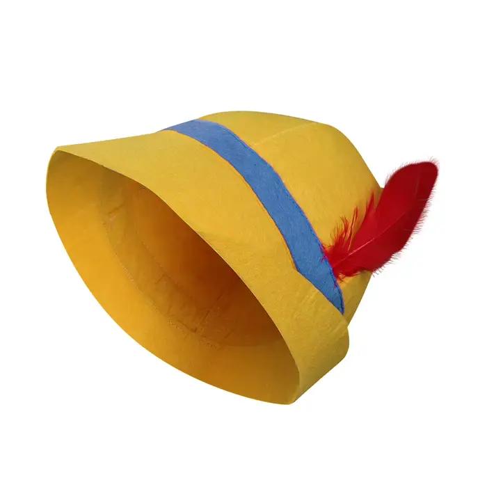 Chapeau Cchio en laine géométrique pour enfants, Halloween, Carnaval, déguisement fantaisie, accessoire cosplay, utilisation spéciale
