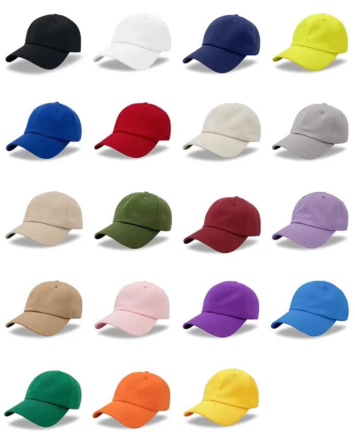Casquettes de Baseball vierges personnalisées avec Logo en coton doux bon marché pour hommes et femmes
