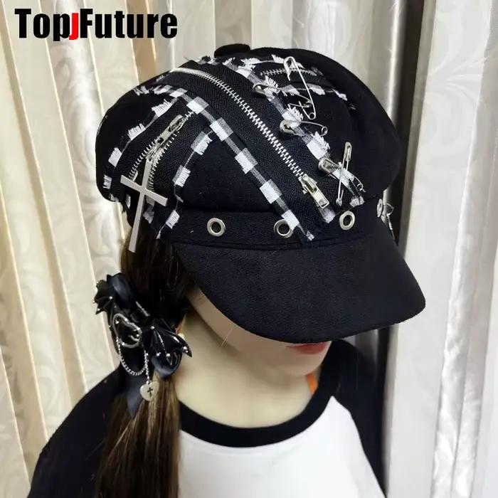 Béret gothique Harajuku Lolita pour femmes