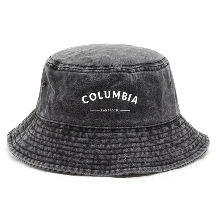 Chapeau seau délavé en coton personnalisé