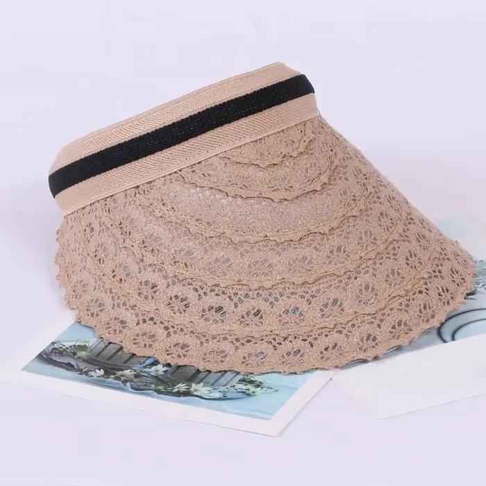 Chapeau de soleil pour femme en coton moderne protection UV plage printemps été style élégant occassions diverses