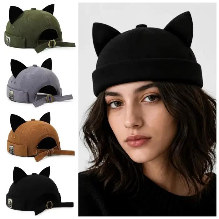 Chapeau Docker sans bord pour femme