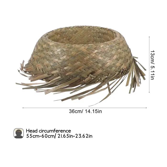 Chapeau de paille tissé