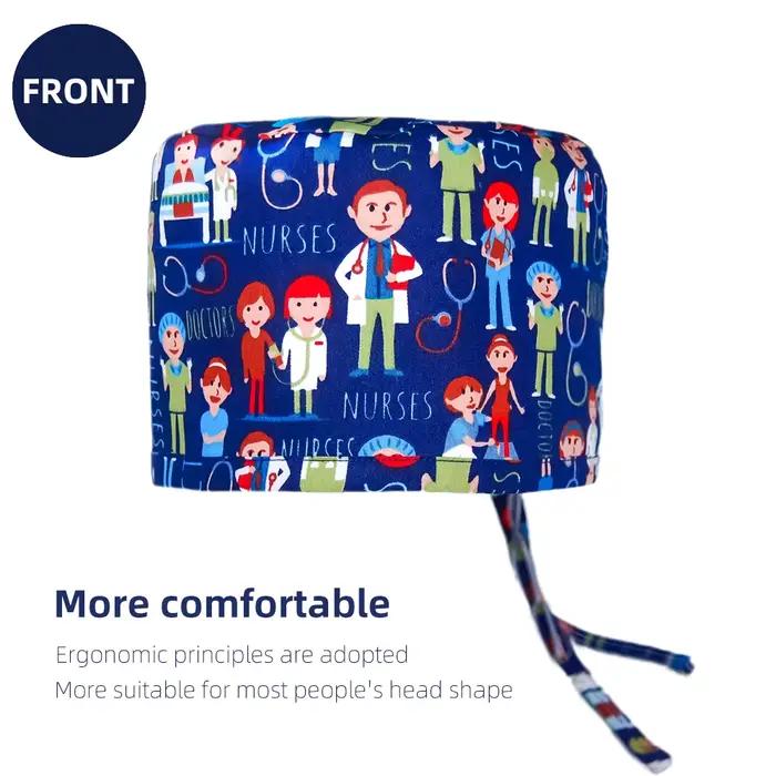 Casquette de dentiste d'hôpital en coton