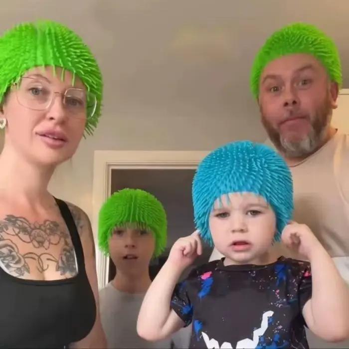 Chapeau à boules pointues - Coiffe amusante pour farces