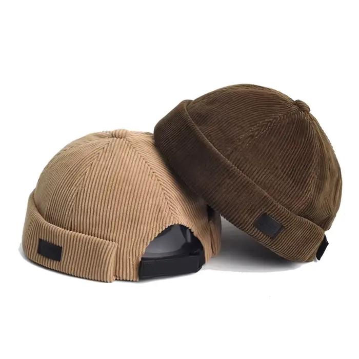 Bocca-Bonnet docker en velours côtelé pour homme et femme