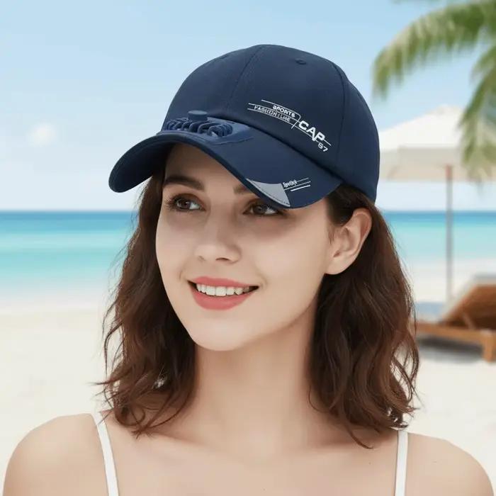 Casquette de baseball portable avec ventilateur intégré